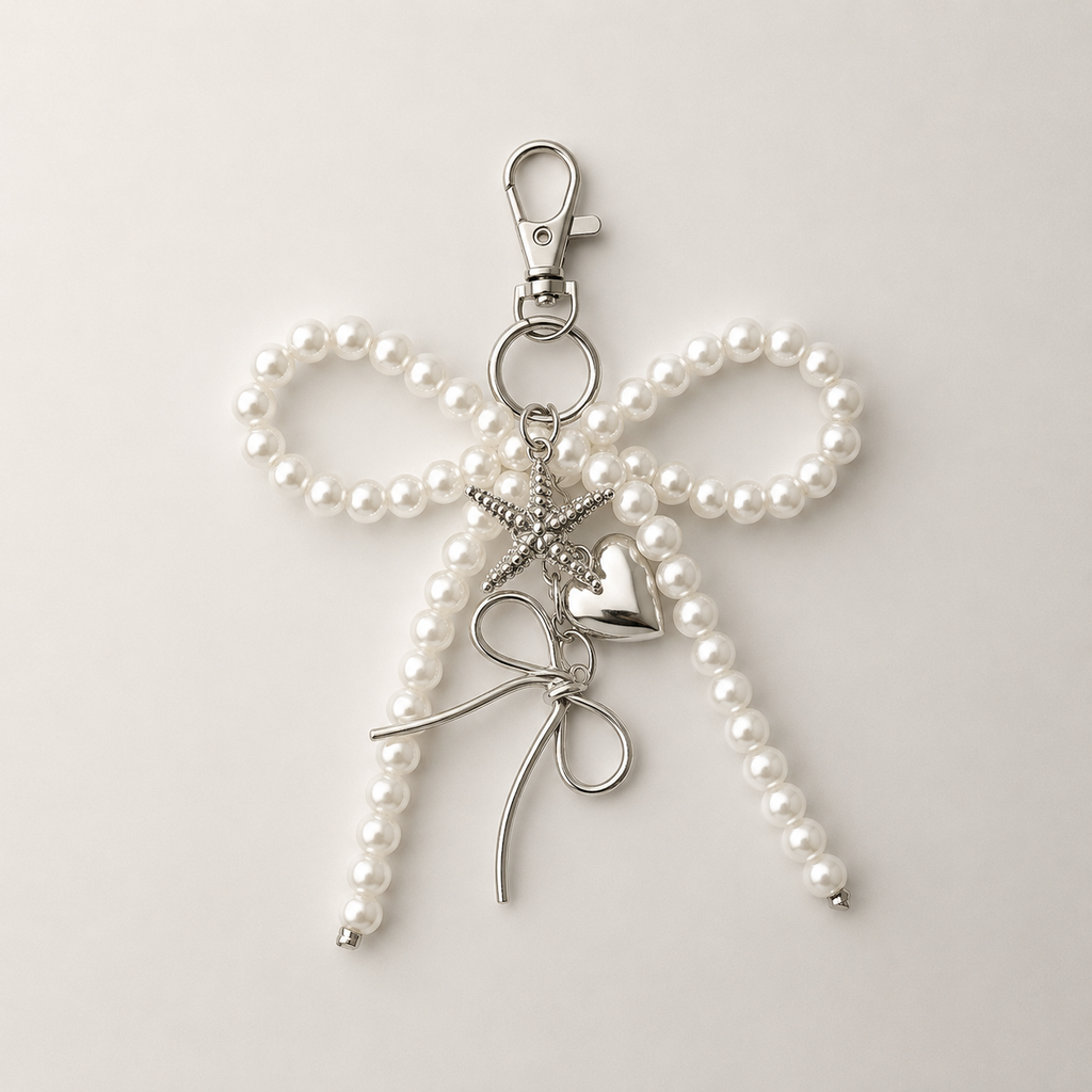 Pearl Tide Bow Charm