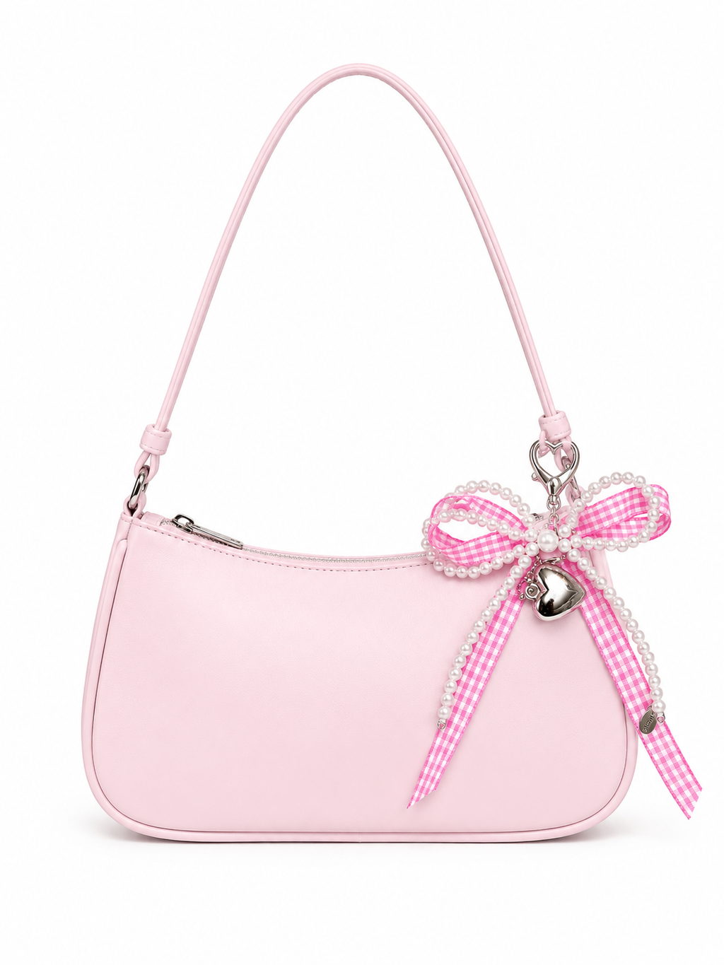 Blushing Heart Bow Charm