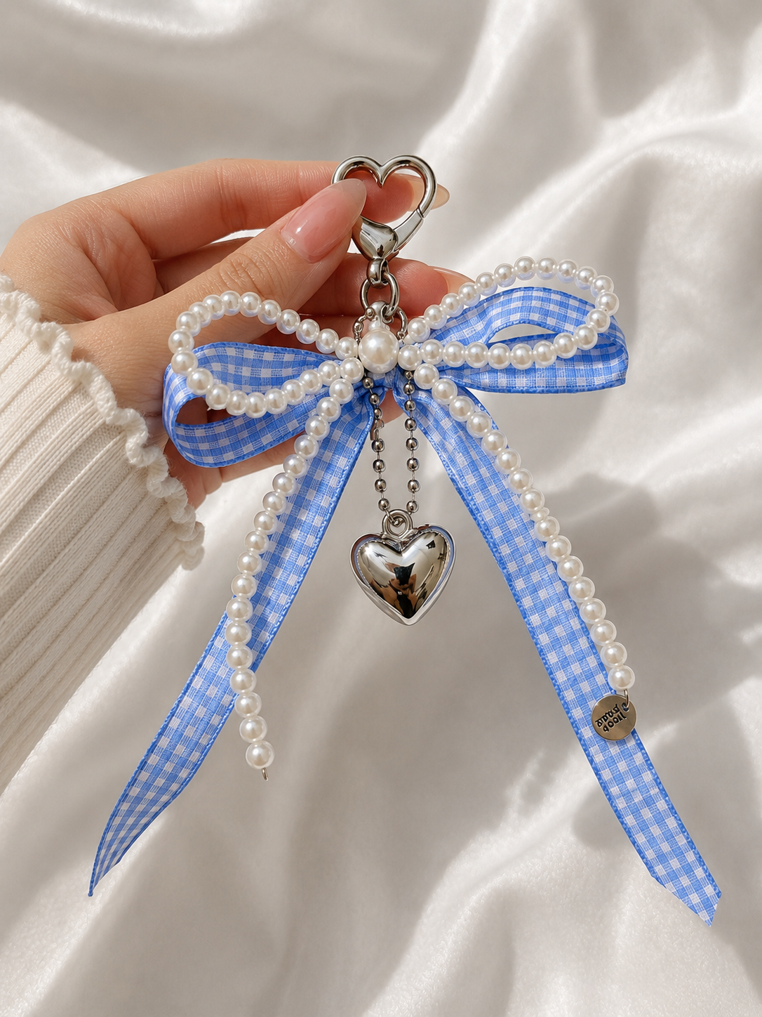 Bluebell Sweetheart Bow Charm